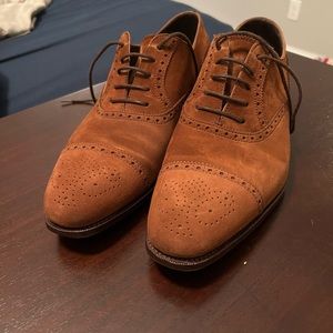 Carmina x Skoaktiebolaget Semi brogue Polo Suede 8.5UK/9.5US Rain Last